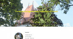 Desktop Screenshot of christuskirche-leipzig-eutritzsch.de